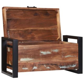 Ladustamiskastid 60x30x30cm Taastatud puit ja metall