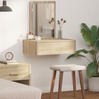 Seinapaigaldatav riietuslaud Sonoma tamm 60x40x70 cm