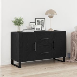 Riidepuu Must Dubli 100x36x60 cm Töödeldud Puit