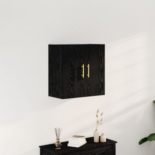 Seina Kapp Must Tamme 60x31x70 cm Tehispuit