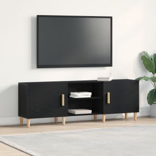 Teleri alus - Must Tamme, 150x30x50 cm, Valmistatud inseneripuidust
