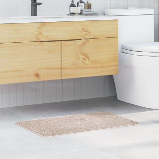Vannitoa Vaip Ristküliku Kuju Kreemjas 50x80 cm Polüpropüleen Libisemiskindel