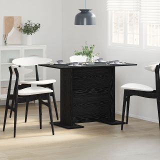 Söögilaud Must Tamme 110x60x75 cm Töödeldud Puit