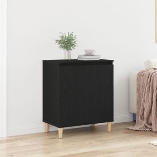 külmkapp Must Oaken 60x35x70 cm Tehispuust