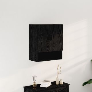 Seinalaud Must Tamme 60x31x70 cm Tehispuit