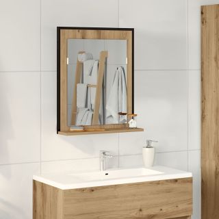 Vannitoa Peegel Artisan Oak 50x12x60 cm Tehispuit